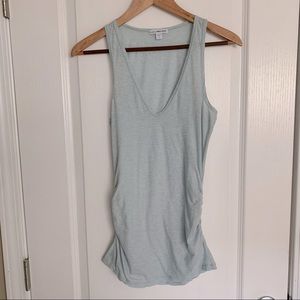 James perse lightweight size 1 tank gathered sides